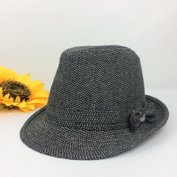 Justice Accessories - Women's Black Glitter Justice Hat